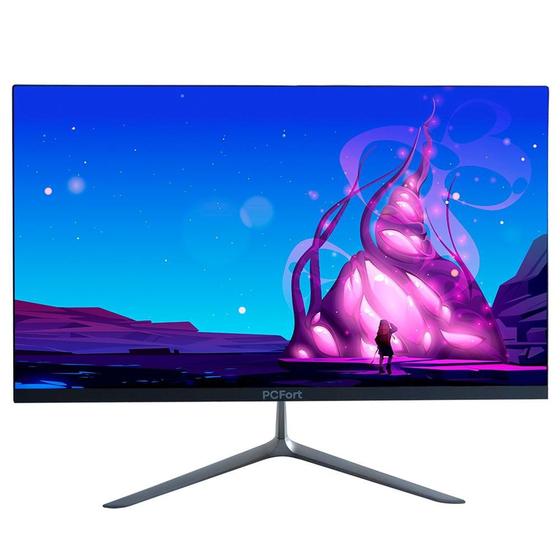 Imagem de Monitor Gamer Concórdia PCFort 23.8" LED Full HD, 165Hz, 1ms, HDMI/DisplayPort, FreeSync, Preto e Prata - H238F165