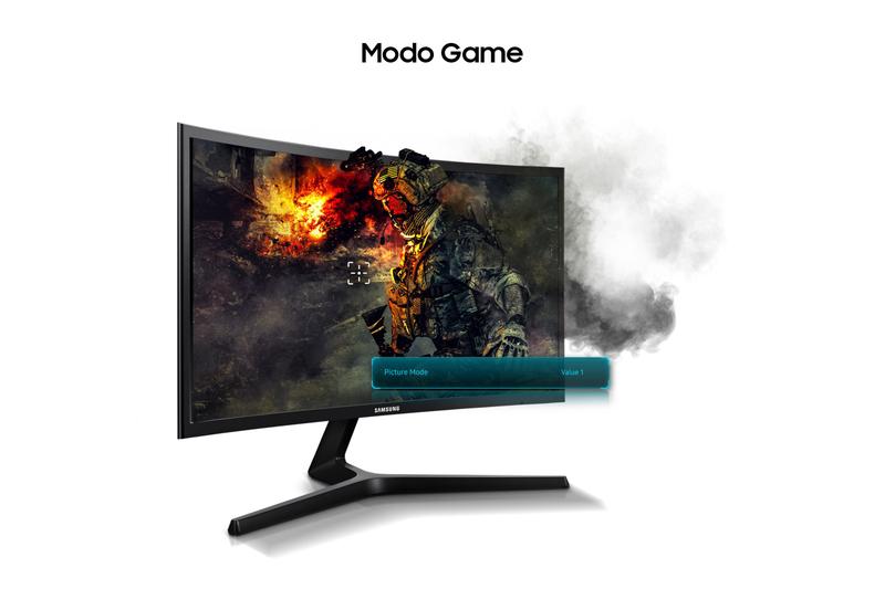 Monitor Gamer Curvo Samsung CRG50 24" 4ms 144hz Free Sync HDMI DP ...