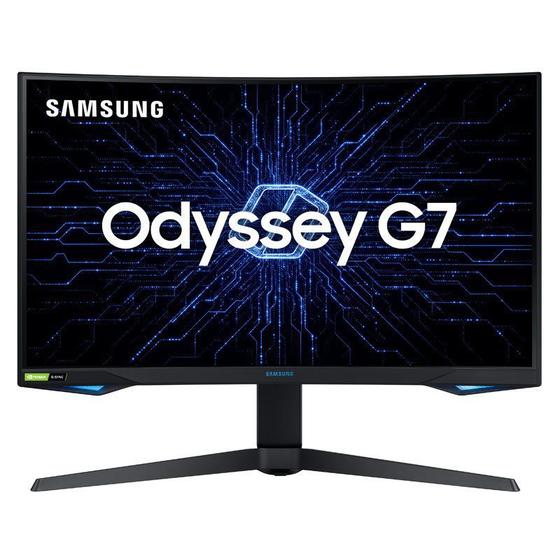 Imagem de Monitor Gamer Curvo Samsung Odyssey 27" WQHD Série G7 240Hz 1ms LC27G75TQSLXZD