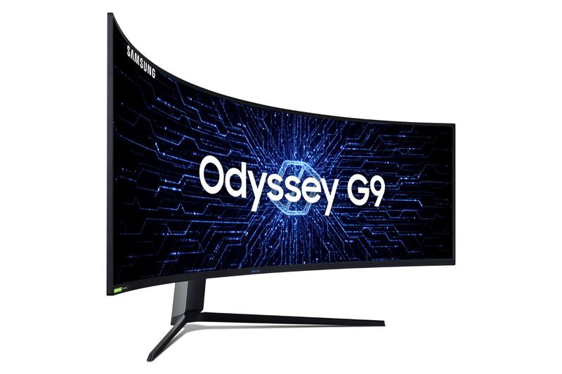 Imagem de Monitor Gamer Curvo Samsung Odyssey 49'' 240Hz HDMI Qled 1ms
