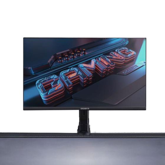 Imagem de Monitor Gamer Gigabyte 31,5” UHD M32U AE AS Pivot VESA 144Hz HDMI DP USB Tipo-C