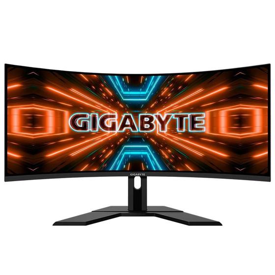 Monitor Gamer Gigabyte 34, 144Hz, 1ms, Full HD, HDMI/DisplayPort, Curvo 1500R, Flicker Free, VESA - G34WQC-SA Menor preço em Monitor Gamer Gigabyte 34, 144Hz, 1ms, Full HD, HDMI/DisplayPort, Curvo 1500R, Flicker Free, VESA - G34WQC-SA
