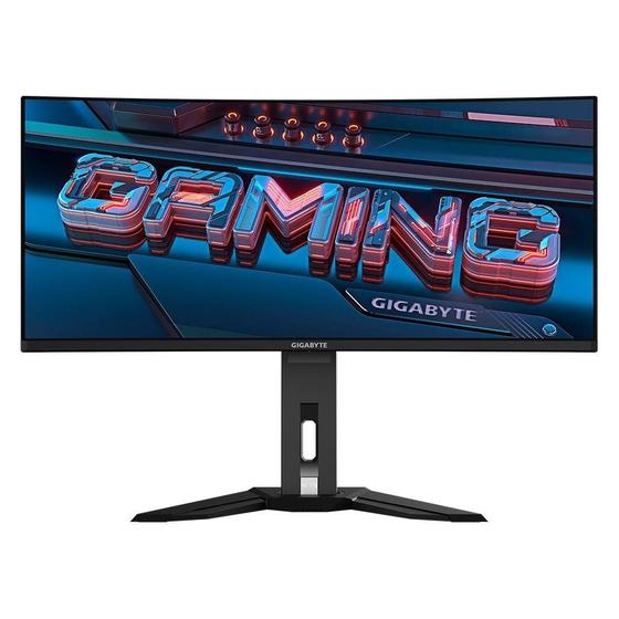 Imagem de Monitor Gamer GIGABYTE 34 WQHD, 240Hz, 0.03ms, QD-OLED, HDMI e DisplayPort, 99% DCI-P3, HDR, FreeSync, Altura Ajustável - MO34WQC2 SA