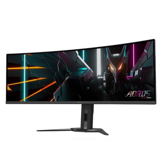 Monitor Gamer Gigabyte Aorus 49' OLED DQHD Curvo 144Hz HDMI DP - CO49DQ Menor preço em Monitor Gamer Gigabyte Aorus 49' OLED DQHD Curvo 144Hz HDMI DP - CO49DQ