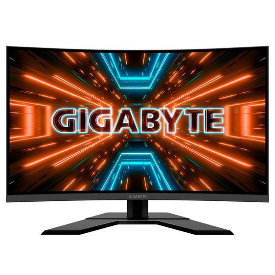 Monitor Gamer Gigabyte LED 31.5, QHD, Curvo, HDMI/DisplayPort, FreeSync, G-Sync, 165Hz, 1ms, HDR400, Altura Ajustável - G32QC-SA Menor preço em Monitor Gamer Gigabyte LED 31.5, QHD, Curvo, HDMI/DisplayPort, FreeSync, G-Sync, 165Hz, 1ms, HDR400, Altura Ajustável - G32QC-SA