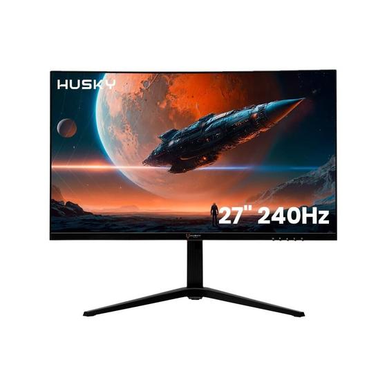 Monitor Gamer Husky Blizzard 27' LED Full HD, 240Hz, 1ms, HDMI e DisplayPort, 99% sRGB, Adaptive Sync, Ajuste de Altura - HGMT006 Menor preço em Monitor Gamer Husky Blizzard 27' LED Full HD, 240Hz, 1ms, HDMI e DisplayPort, 99% sRGB, Adaptive Sync, Ajuste de Altura - HGMT006
