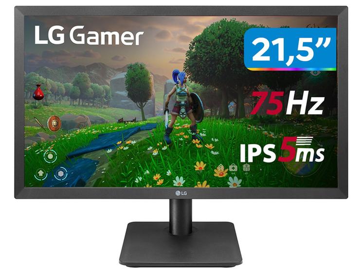 Imagem de Monitor Gamer LG 22MP410-B 21,5” Full HD 75Hz