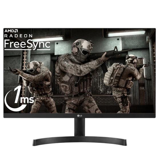 Monitor Gamer LG 23.8", 1ms, 75Hz, Ultragear, Full HD, IPS, HDMI, AMD