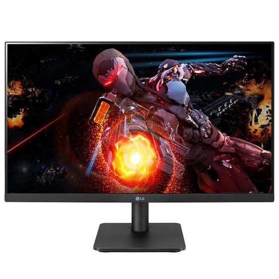 Imagem de Monitor Gamer LG 23.8 Full HD, IPS, HDMI, VESA, FreeSync, Sem Bordas, Preto - 24MP400-B