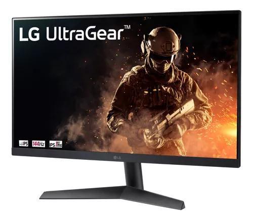 Imagem de Monitor Gamer LG UltraGear 24 Full HD, 144Hz, 1ms, IPS, HDMI e DisplayPort, 99% sRGB, HDR, FreeSync Premium, VESA - 24GN60R-B.AWZM