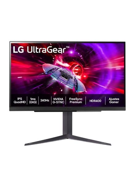 Monitor Gamer LG UltraGear 27GR83Q-B Tela IPS 27, QuadHD, 240 Hz, NVIDIA G-SYNC, AMD FreeSync Premium HDR400 Imagem de Monitor Gamer LG UltraGear 27GR83Q-B Tela IPS 27, QuadHD, 240 Hz, NVIDIA G-SYNC, AMD FreeSync Premium HDR400