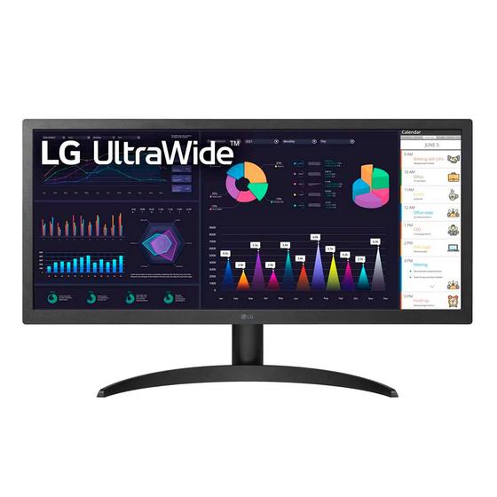 Monitor Gamer LG Ultrawide 26 Ips Full Hd 75hz 1ms Freesync 26WQ500-B Menor preço em Monitor Gamer LG Ultrawide 26 Ips Full Hd 75hz 1ms Freesync 26WQ500-B