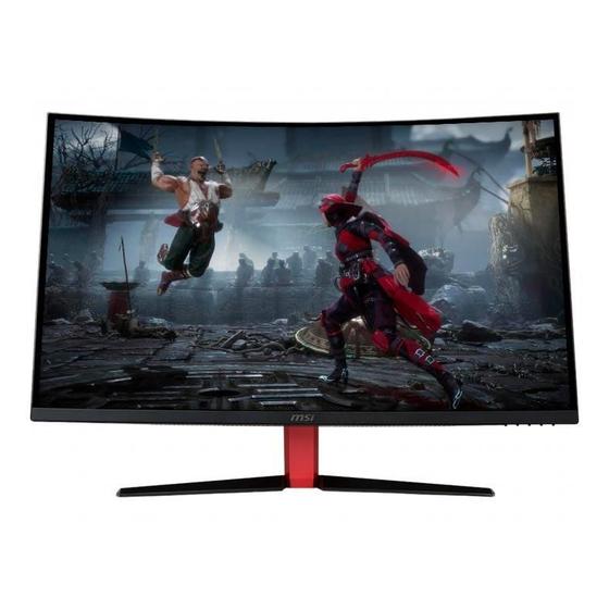 Imagem de Monitor Gamer MSI Optix AG32C 31.5" Curvo 165Hz 1ms FHD HDMI/DP Preto/Vermelho, Optix AG32C