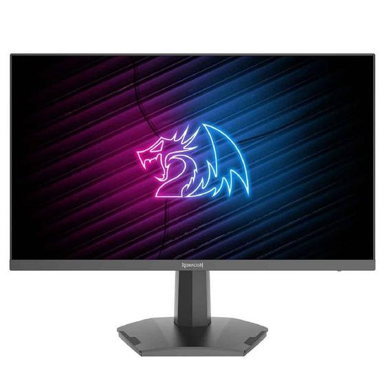 Imagem de Monitor Gamer Redragon Azur 23.8", IPS, Full HD, 165Hz, 1ms, FreeSync, HDMI e Display Port, Preto