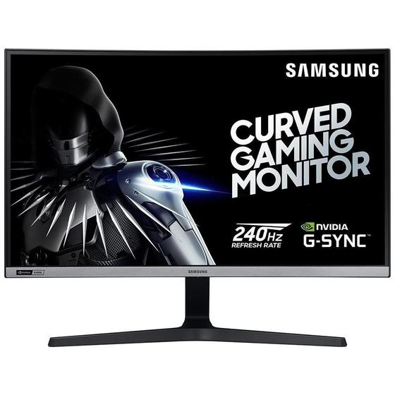 Imagem de Monitor Gamer Samsung 27" Curvo Full HD HDMI/DisplayPort GSync 240Hz Inclinação Ajustável - LC27RG50FQLXZD
