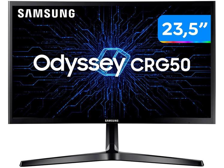 Imagem de Monitor Gamer Samsung LC24RG50FQLMZD 23,5” LED