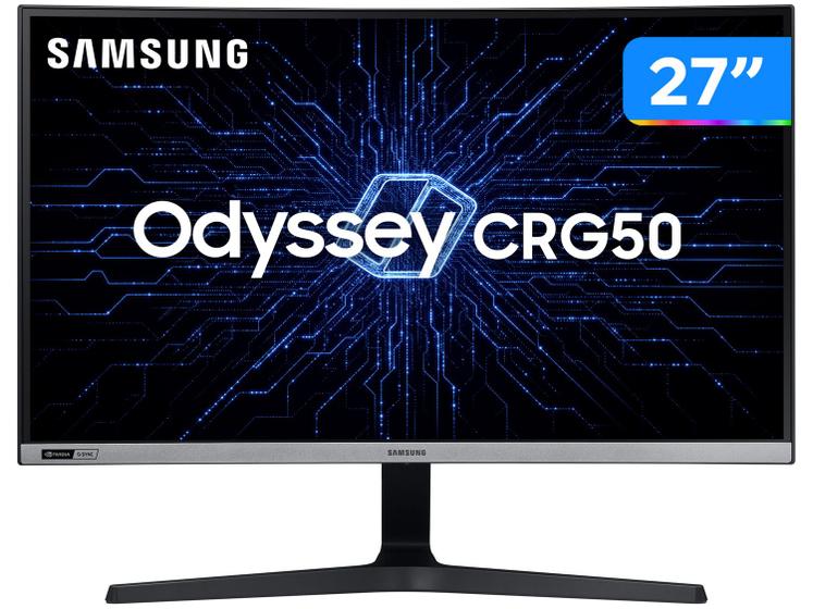 Monitor Samsung Odyssey Crg50 24 Samsung Crg50 27 Curved Gaming