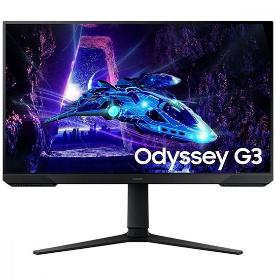 Monitor Gamer Samsung Odyssey G3 27 FHD 180Hz HDR 1ms HDMI DP VA Freesync Pivot Imagem de Monitor Gamer Samsung Odyssey G3 27 FHD 180Hz HDR 1ms HDMI DP VA Freesync Pivot