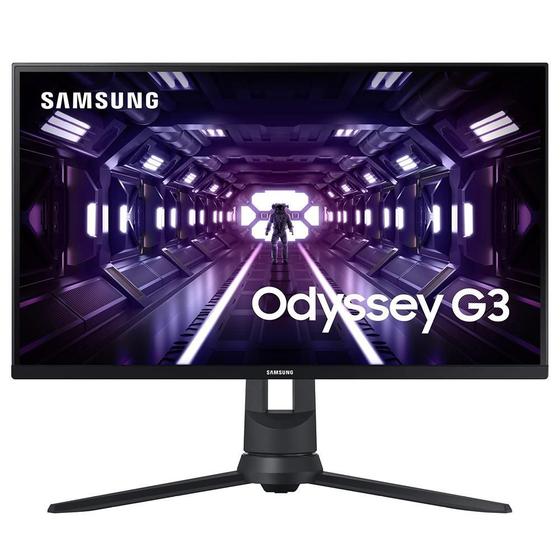 Monitor Gamer Samsung Odyssey G3, 27 Full HD, 144Hz, 1ms, FreeSync Premium, HDMI/Displayport, Ajuste de altura, Preto - LF27G35TFWLXZD Menor preço em Monitor Gamer Samsung Odyssey G3, 27 Full HD, 144Hz, 1ms, FreeSync Premium, HDMI/Displayport, Ajuste de altura, Preto - LF27G35TFWLXZD