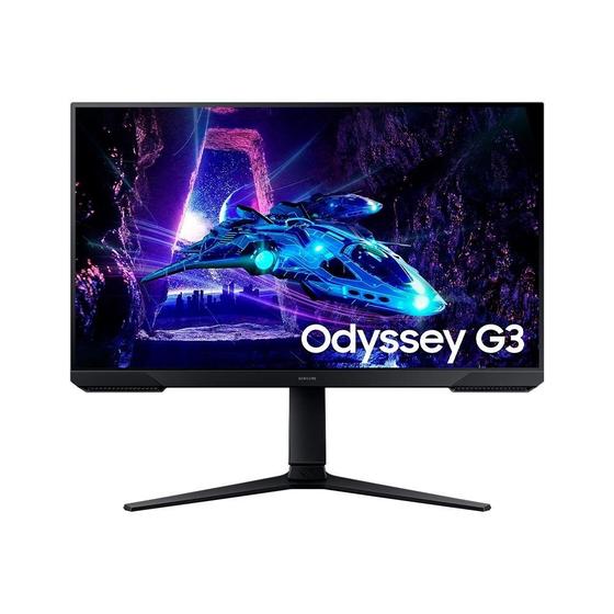 Monitor Gamer Samsung Odyssey G3, 27" Full HD, 180Hz, 1ms, HDMI e DP, Ajuste de Altura, Freesync, Preto - LS27DG300ELXZD Menor preço em Monitor Gamer Samsung Odyssey G3, 27" Full HD, 180Hz, 1ms, HDMI e DP, Ajuste de Altura, Freesync, Preto - LS27DG300ELXZD