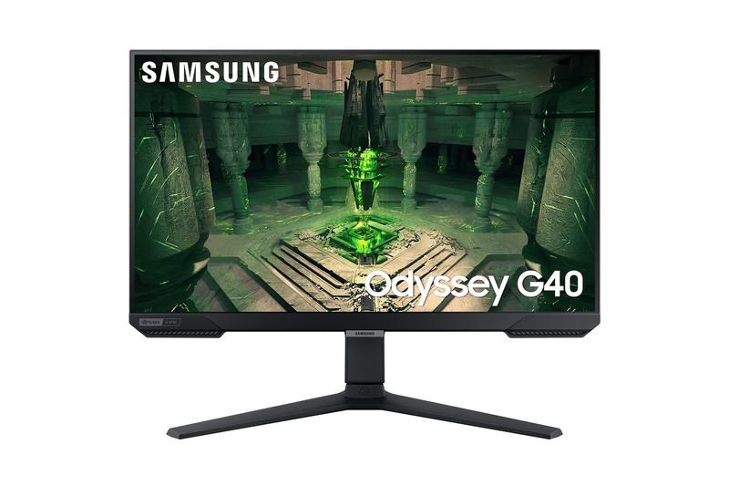 Imagem de Monitor Gamer Samsung Odyssey G40 25" FHD, Tela Plana, 240Hz, 1ms, HDMI, FreeSync Premium, G-Sync
