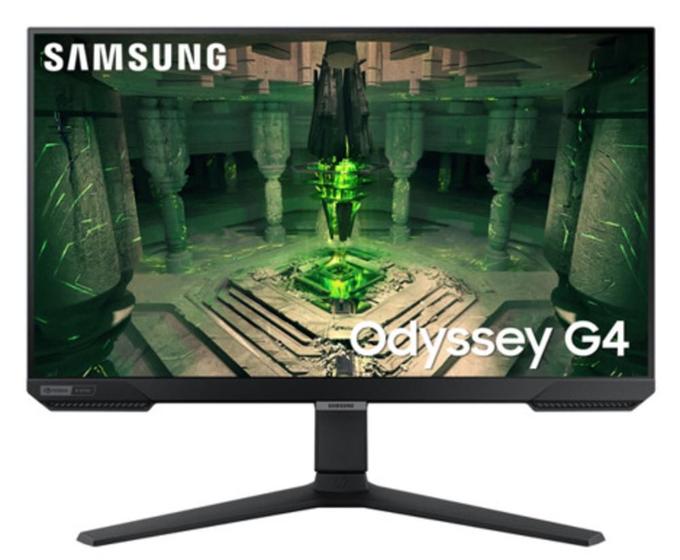 Imagem de Monitor Gamer Samsung Odyssey G40 25" Preto LS25BG400ELXZD, FHD, 240 Hz, 1ms, com ajuste de altura, HDMI, DP, Gsync, Freesync