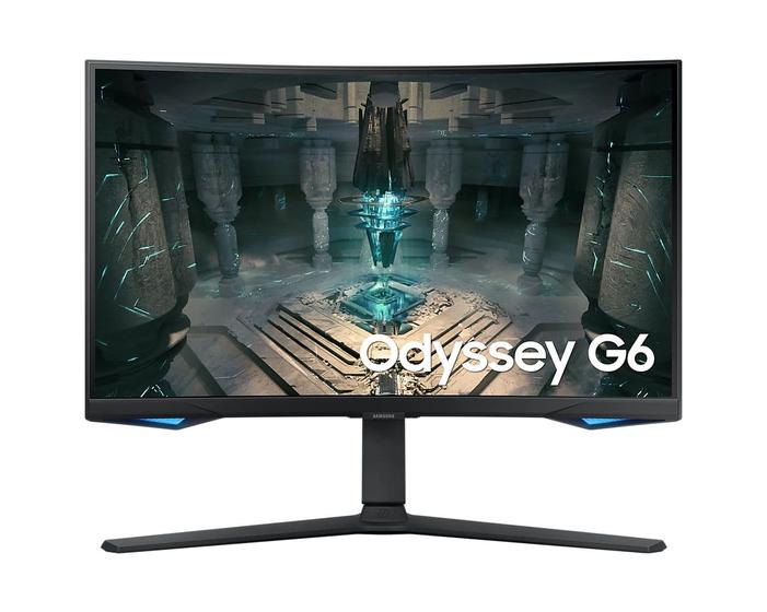 Imagem de Monitor Gamer Samsung Odyssey G6 27", Tela Curva, 240Hz, Tizen, FreeSync, Gaming Hub, Smart Hub