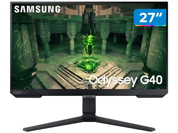 Imagem de Monitor Gamer Samsung Série G40 Odyssey 27” Full HD 240Hz 1ms Display Port HDMI FreeSync