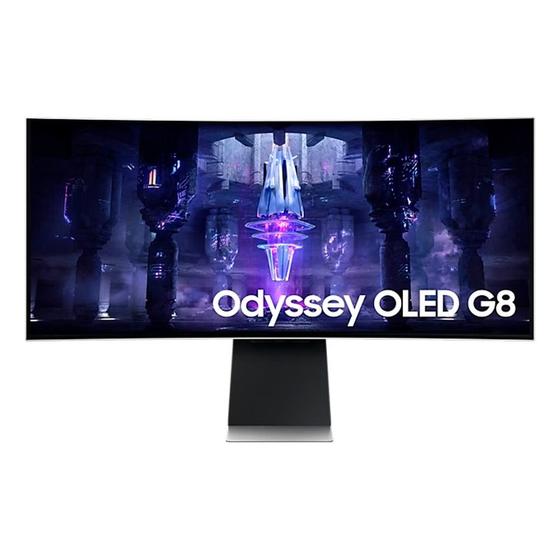 Imagem de Monitor Gamer Smart Samsung Odyssey G8 34 OLED WQHD HDR 175Hz 0.03ms Freesync Premium Pivot - LS27AG320NLXZD