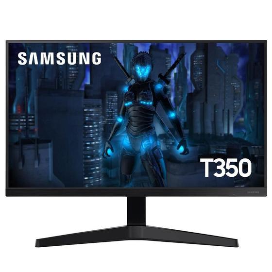 Imagem de Monitor Gamer T350 24 24  Samsung FHD, 75Hz, HDMI, VGA, Freesync - LF24T350FHLMZD