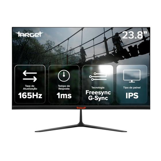 Imagem de Monitor Gamer TGT Altay Neo, 23.8 Pol, IPS, FHD, 1ms, 165Hz, FreeSync/G-Sync, HDMI/DP, TGT-ATTNEO-BL01