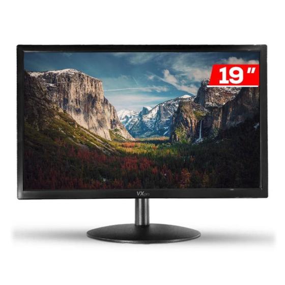 Imagem de Monitor Gamer Vx Pro Vx190z, 19 Pol., Wxga, 60hz, Hdmi/vga, Vx190z