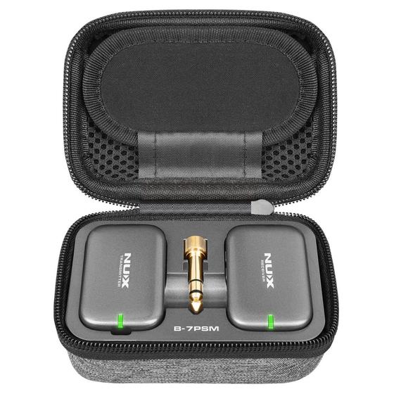 Imagem de Monitor Intra-Auricular Sem Fio NUX B-7PSM - Sistema IEM Estéreo 5,8 GHz