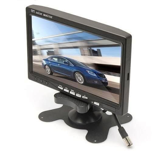 Imagem de Monitor LCD 7 Polegadas Colorido Para Carros e Câmeras de Segurança - Alta Resolução