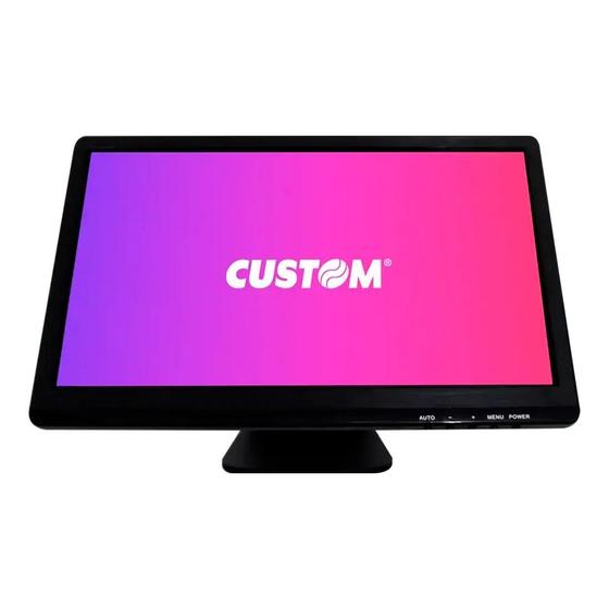 Imagem de Monitor LCD Custom 15.6C/PED VGA/HDMI CTM-156 932AD16017GM33