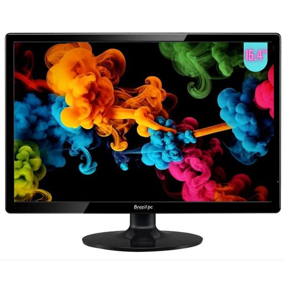 Imagem de Monitor Led 15.4" Brazilpc 15bpc-kan Preto Widescreen