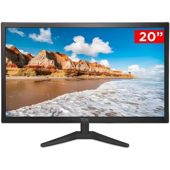 Monitor LED 20 Polegadas, Office Goldentec, TCN Flat HD, 5ms, 60Hz ...
