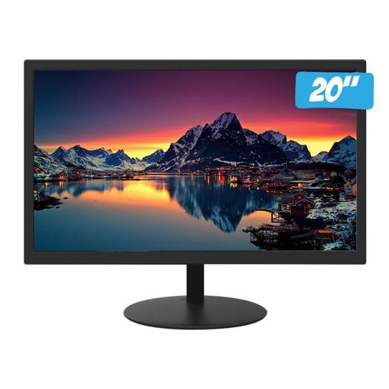 Monitor LED 20BPC-KAN Preto Widescreen HDMI Menor preço em Monitor LED 20BPC-KAN Preto Widescreen HDMI