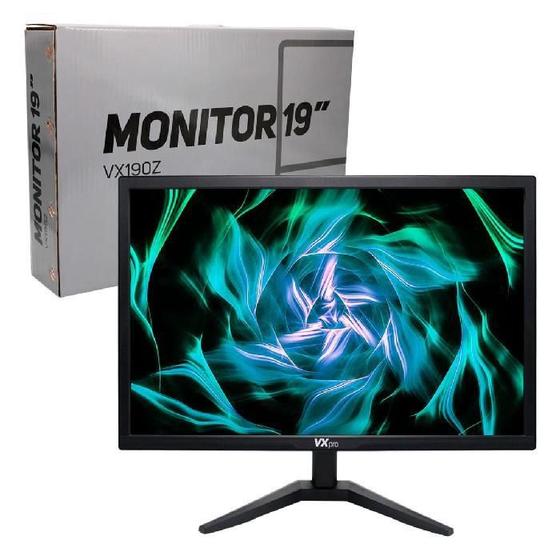 Imagem de Monitor Led Vxpro Vx190Z 19, 1440X900, Hdmi/Vga/Vesa