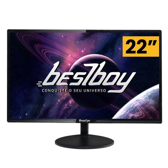 Imagem de Monitor Led Widescreen 22" Full Hd Brazilpc 22w-75kan Hdmi e Vga