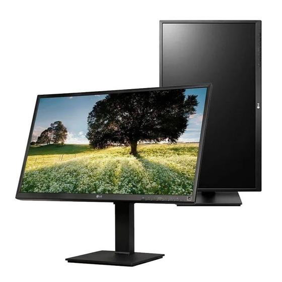 Imagem de Monitor lg 23.8 pol  led 24bl550j-b pivot com ajuste de altura e rotação hdmivgadisplayport
