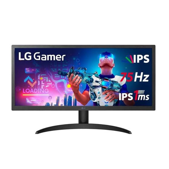 Imagem de Monitor LG 25,7” 26WQ500 Gamer Ultrawide FHD 1ms 75Hz HDMI FreeSync