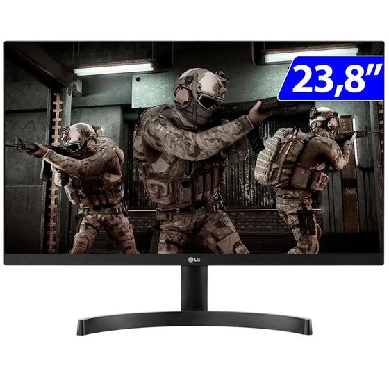 Imagem de Monitor LG Gamer LED 24P 24ML600M FULLHD IPS HDMI - 24ML600M-B.AWZM Preto Bivolt