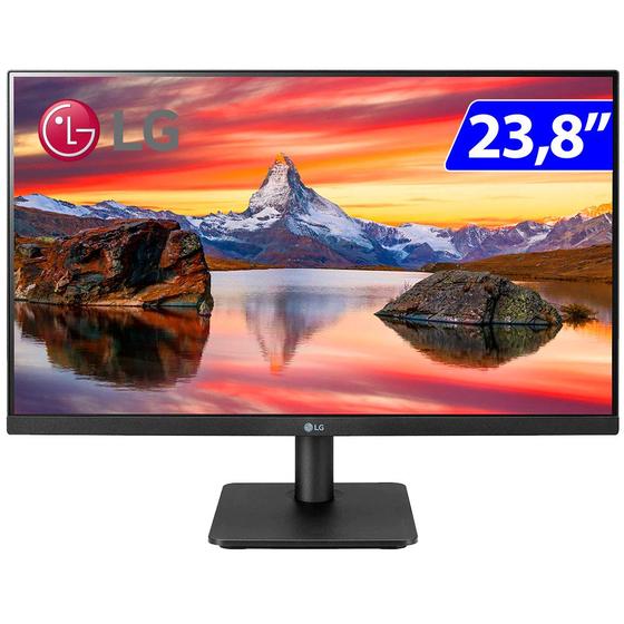 Imagem de Monitor LG LED IPS 23,8 Full HD HDMI VGA 24MP400 com Ajuste de InclinaAAo