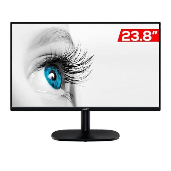 Imagem de Monitor MSI PRO MP245V, 23.8 Pol, VA, FHD, 1ms, 100Hz, HDMI/VGA, PRO-MP245V