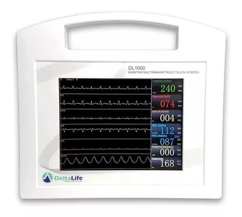 Imagem de Monitor Multiparamétrico C/ Capnografia Dl1000 11 Parâmetros