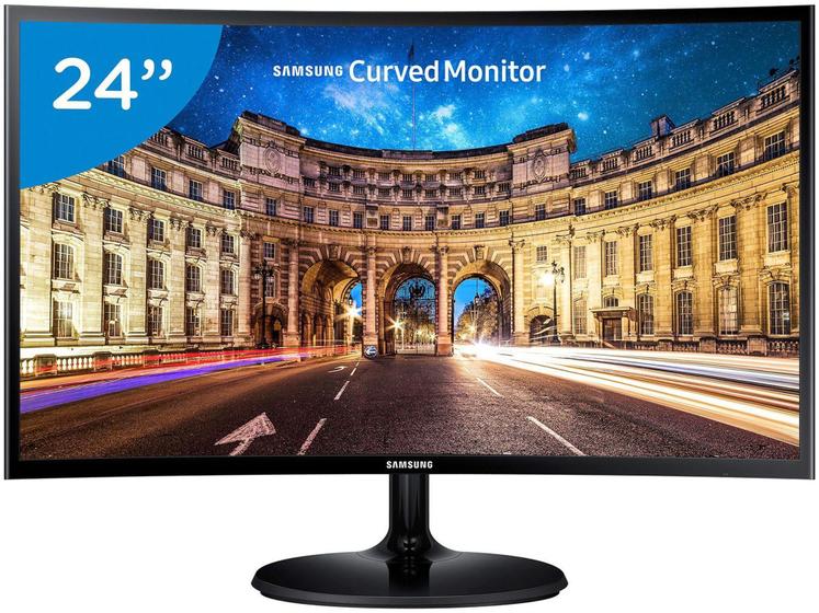 Imagem de Monitor para PC Full HD Samsung LED Curvo 24” - C24F390F