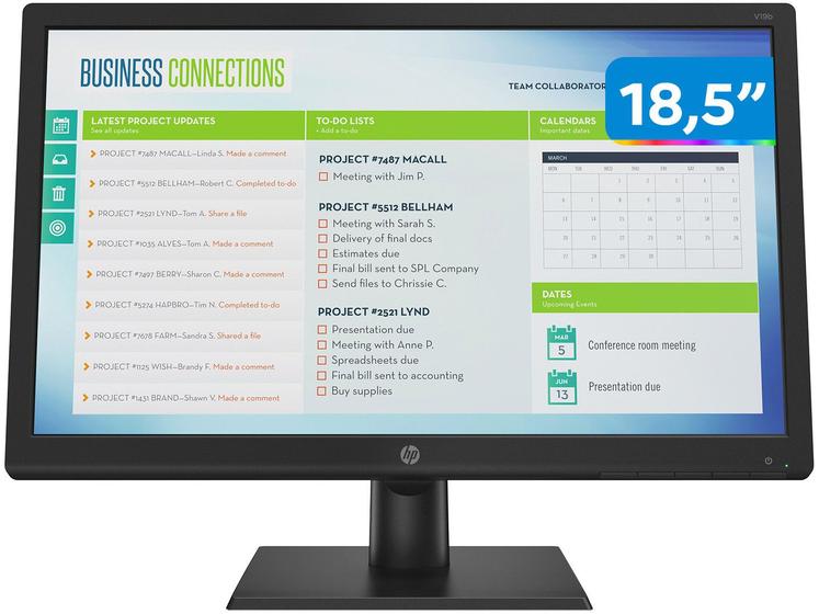 Imagem de Monitor para PC HP V19B 18,5” LED TN Widescreen HD