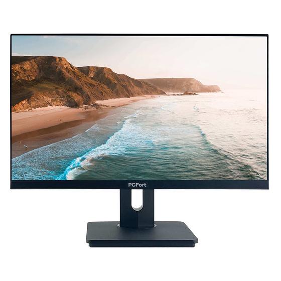 Imagem de Monitor PCFort T2420 23,8" Led Full HD - HDMI - VGA - PIVOT com ajuste de altura