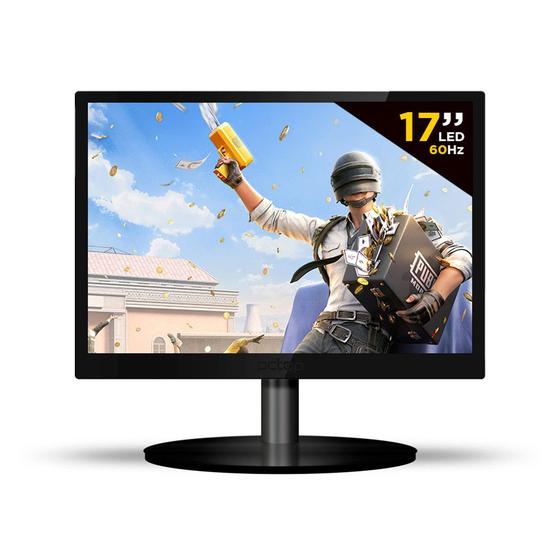 Imagem de Monitor PCTop LED 17 60Hz 5ms HDMI VGA Preto  MLP170HDMI